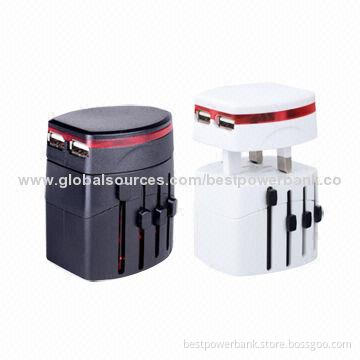 2014 Newest Universal Sockets with 2.1A Output Current, UK/US/AU/EU Plugs in One Pattern